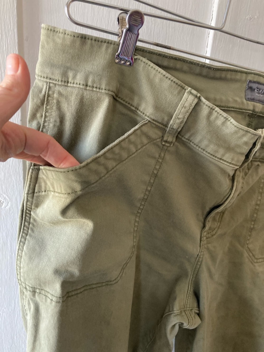 torrid Olive-Green Straight Leg Utility Pants - Picture 3 of 7
